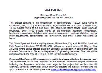 Riverside Extension Phase 2A - call for bids