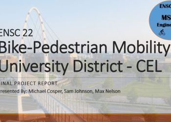 Gonzaga University Students' "Bike-Pedestrian Mobility University District - CEL" Final Project Report