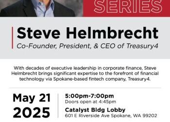 EWU Business Leadership event, featuring Steve Helmbrecht May 21