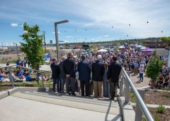 Photos and video from University District Gateway Bridge Celebration - May 7