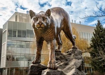 Celebrating WSU Spokane's Cougar Pride Statue - March 26