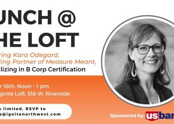 Lunch at The Loft featuring Kara Odegard Oct 18