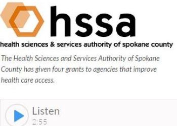 HSSA's "Access to Care" grants featured on Spokane Public Radio