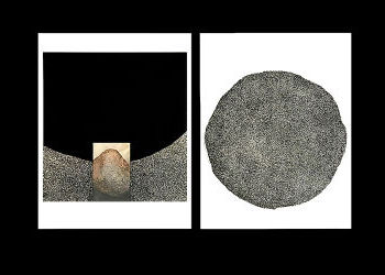 Saranac Art Projects July show - "Thinking about Stephen Hawking"