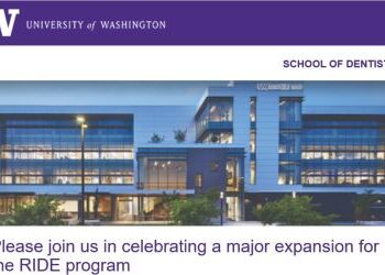 UW School of Dentistry RIDE program ribbon cutting Nov 6