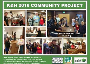 Kiemle & Hagood Company Partners with At the Core and Seconf Harvest Food Bank