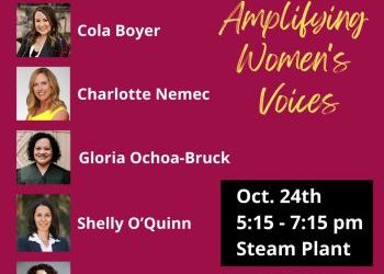 Amplifying Women's Voices program on October 24