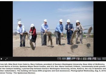 At groundbreaking, officials say Catalyst Building will be smartest ever built