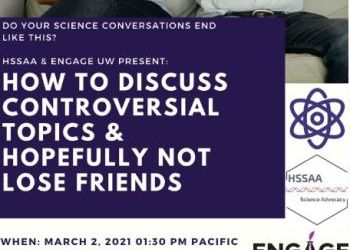 WSU student group to lead "How to Discuss Controversial Topics in Healthcare & the Sciences (& Hopefully Not Lose Friends)" - March 3