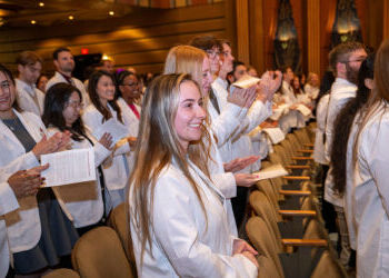WSU Welcomes 85 New Student Pharmacists at White Coat Ceremonies
