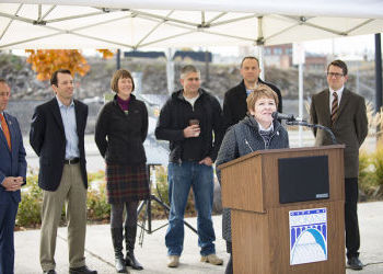 Watch the Bridge Construction Launch video courtesy City of Spokane