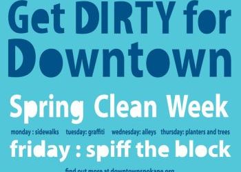 Downtown Spring Clean Week is April 22 through 26