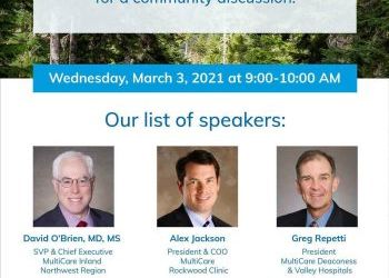 MultiCare Inland Northwest Virtual Townhall - March 3