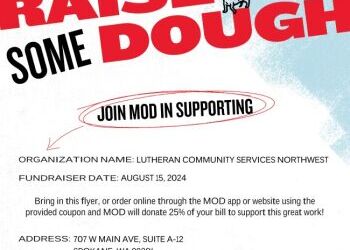 Lutheran Community Services NW Pizza Fundraiser - Aug 15