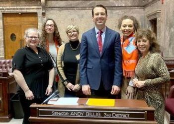 Sen Andy Billig always welcomes Spokane constituents to Capitol