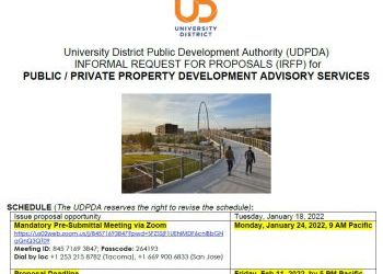 Informal Request for Proposal Public/Private Property Development Advisory Services - deadline closed