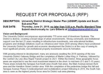 University District Planning RFP