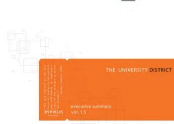 2004 University District Strategic Masterplan Executive Summary